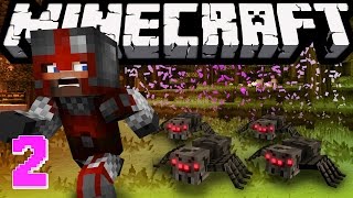 Minecraft Diaries Origins Ep2  Villagers and Spiders Unite [upl. by Nilauqcaj945]