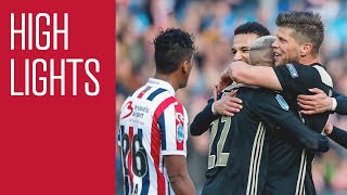 Highlights bekerfinale Willem II  Ajax [upl. by Anaillil]