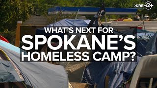 Spokanes Homeless Camp  The effort to help people living there and the deadline to clear out [upl. by Aohsoj]