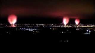 San Diego Bay 10sec firework show 2012 [upl. by Novelc]