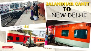 From Jalandhar Cantt to New Delhi Experience the Spectacular 12476 Svdk Hapa Express Journey 🤗🚆 [upl. by Altis]