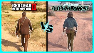 9 Minutes of RDR2 Destroying Star Wars Outlaws 🔥 [upl. by Nalek]