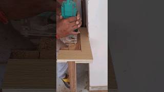 hinges fitting very easy woodworking carpentry shortvideo [upl. by Lobell]