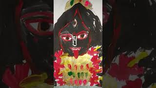 Maa Kali drawing 🥰🌺🌺🌺 [upl. by Euv]