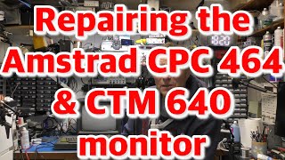 Amstrad CTM 640 repair CPC464 monitor [upl. by Ailedo784]