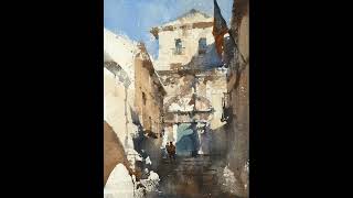 CHIEN CHUNG WEI Watercolor painting 542 [upl. by Finnie]