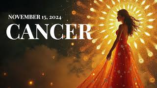 Cancer Daily Horoscope November 15 2024  Emotional Depth amp Creative Inspiration [upl. by Beau]