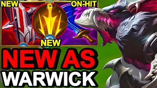 Wild Rift China Warwick Jungle  NEW Lethal Tempo Warwick Build Runes  Immortal Shieldbow Broken OP [upl. by Levinson]