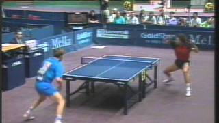 Jan ove WaldnerSaive worldsemifinal1993 [upl. by Lusa]