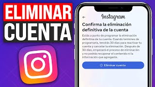 Como ELIMINAR cuenta de INSTAGRAM PARA SIEMPRE 2024 [upl. by Amelia]