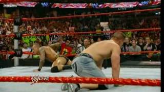 WWE HD  John Cena amp Randy Orton RKO  FU COFinishing Move BEST FINSHER [upl. by Schlessinger]