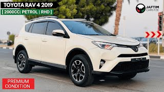 TOYOTA RAV4  2019  2000cc Petrol with Sunroof Alloy Rims Cruise Control automobile jaftimcars [upl. by Anytsirk]