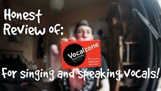 Vocalzone Throat Pastilles Review [upl. by Rapsag]