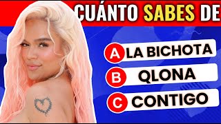 ¿Cuánto sabes de KAROL G 🎙️​🤔​🔥​ Quiz de música 🎶​  JB Quiz [upl. by Cordelie]