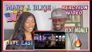 Mary J Blige  Rent Money feat Dave East Official Video  REACTION VIDEO TaskTv [upl. by Lundeen]