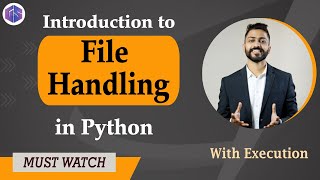 Lec40 File Handling in Python  Python for Beginners [upl. by Eneryc]