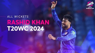 Every Rashid Khan wicket at T20WC 2024 [upl. by Highams693]