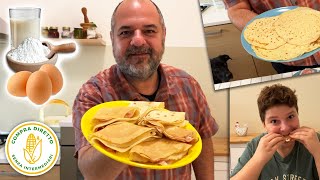 28  Crepes ricetta facile e veloce dolci e salate [upl. by Teena575]