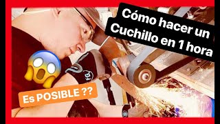 Hacer un Cuchillo 💯 TACTICO 😱 en 1 Hora 🤯 [upl. by Eniac45]