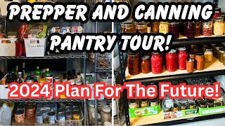 Changing The Prepping Plan In 2024 Canning and Prepper Pantry Tour preparation prepper [upl. by Leahciam]