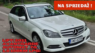 Mercedes w204 AVANTGARDE 2011 r LIFTING xenon AUTOMAT 7G 18 156kM z LPG na sprzedaż KZK Wejherowo [upl. by Ylam]