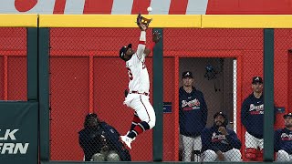 WHAT AN ENDING The Atlanta Braves pull off a SPECTACULAR double play to complete a wild comeback [upl. by Courcy]