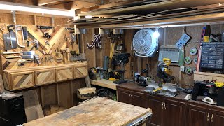 2019 Shop Tour Small ShopWoodworking Shop Dimensions Wood Works [upl. by Sera]