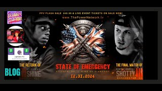 KSHINE VS SHOTTY HORROH STATE OF EMERGENCY EVENT ON NYE  KOD ATL [upl. by Susi]