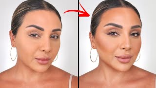 HOW TO CONTOUR YOUR FACE FOR BEGINNERS WITH POWDER  NINA UBHI [upl. by Marchal675]