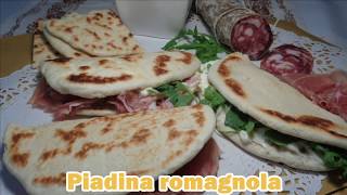 LA VERA PIADINA ROMAGNOLA di una volta  Ricetta perfetta e facile [upl. by Helsell]