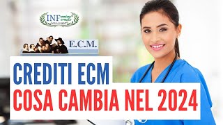 Sblocca la tua conoscenza dei crediti ECM cambiamenti nel 2024 [upl. by Anitaf610]