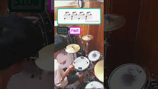 Effect Cymbal  Stack Cymbal drumlessons drumming drums [upl. by Trebleda]