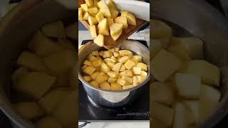 How to make apple mousse cakecake shortyoutube [upl. by Eerised]