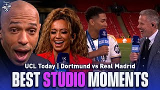 The BEST studio moments from Dortmund vs Real Madrid  Richards Henry Abdo Bellingham amp Carragher [upl. by Leland]