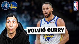 ¡VOLVIÓ EL CURRY que nos ENAMORÓ A TODOS ¿30 PUNTOS  WARRIORS vs WOLVES 253 [upl. by Boniface]