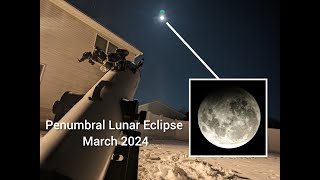 Penumbral Lunar Eclipse 2024  Videos and Photos Taken On 32524 [upl. by Neret]