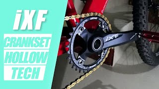 iXF Crankset installation│Crankset upgrade  from square taper to hallowtech [upl. by Garber791]