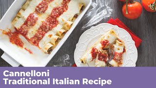 CANNELLONI  Traditional Italian Recipe [upl. by Namor846]