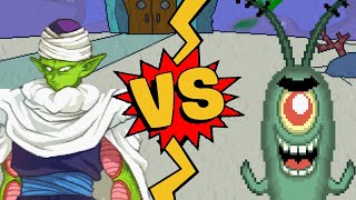 MUGEN Battles  Piccolo vs Plankton  Dragon Ball Z vs SpongeBob SquarePants [upl. by Thill]