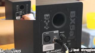 How to Connect a Subwoofer to Reference Monitor Speakers Audio Interface [upl. by Renita200]