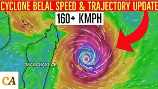 Cyclone Belal Speed amp Trajectory Update  Meteo Mauritius Today  Jan 12 2024 [upl. by Cogn469]