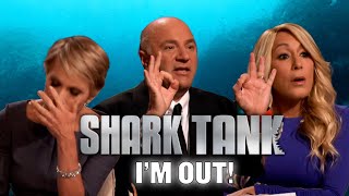 Top 3 Times The Sharks Said quotIm Outquot  Shark Tank US  Shark Tank Global [upl. by Nyllij459]