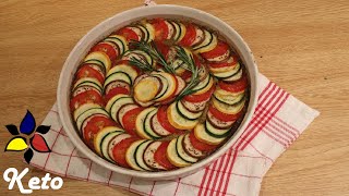 Ratatouille Pixar Style  Confit Byaldi keto sugar free gluten free [upl. by Nyluqcaj]