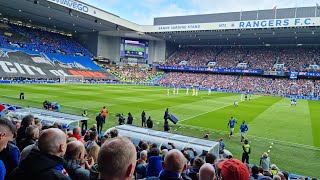 IBROX SIDE FAIL FANS AGAIN IN THE OLDFIRM Rangers 12 Celtic  Match Atmosphere amp Fan Reaction [upl. by Nunes]