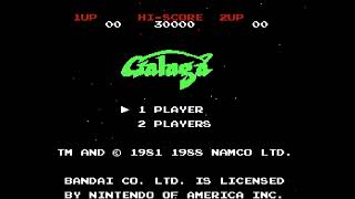 Galaga 1 Nintendo NESFamily Computer [upl. by Haropizt385]