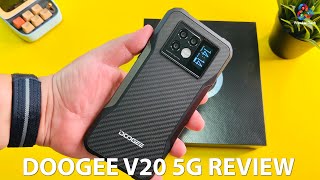 Doogee V20 Review AMOLED  REAR DISPLAY  AWESOME [upl. by Htederem]