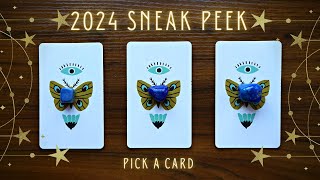 2024 Sneak Peek Opportunities Challenges and Rewards 🎊 ✨ Pick A Card ✨🎊 Timeless Tarot Reading [upl. by Ahter]