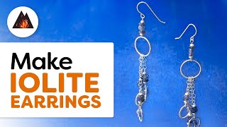 💜 Make Your Own Iolite Earrings [upl. by Kreis174]