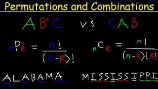 Permutations and Combinations Tutorial [upl. by Sadonia]