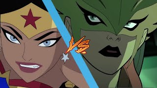 DCU Hawkgirl vs Wonder Woman [upl. by Omrelliug]